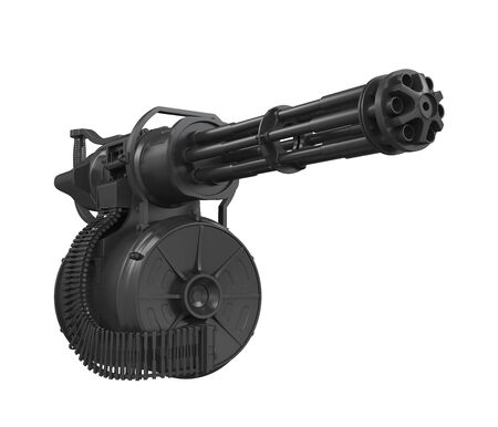 Minigun Isolatedの写真素材