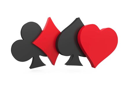 Playing Card Symbol Isolatedの写真素材