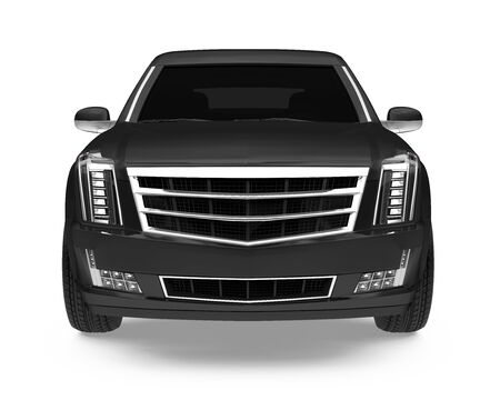 Luxury Limousine Car Isolatedの写真素材