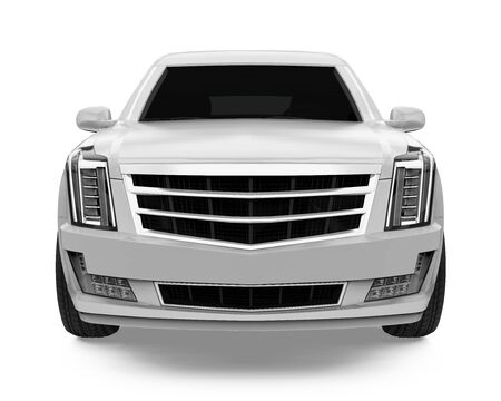 Luxury Limousine Car Isolatedの写真素材