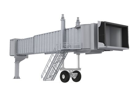 Jet Bridge Isolatedの写真素材
