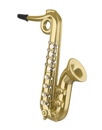 Saxophone Music Instrument Isolatedの写真素材