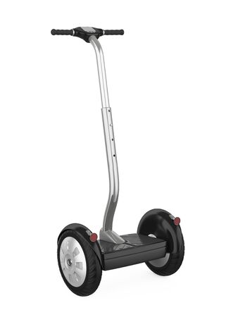 Hoverboard with Handle Isolatedの写真素材