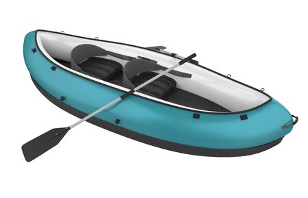 Inflatable Boat Isolatedの写真素材