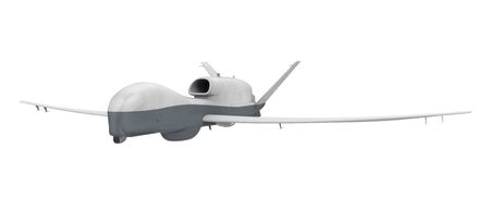Military Drone Isolatedの写真素材