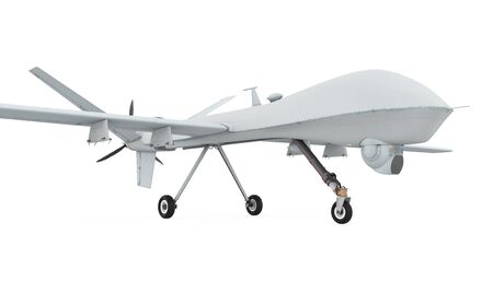 Military Drone Isolatedの写真素材