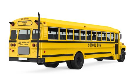 School Bus Isolatedの写真素材
