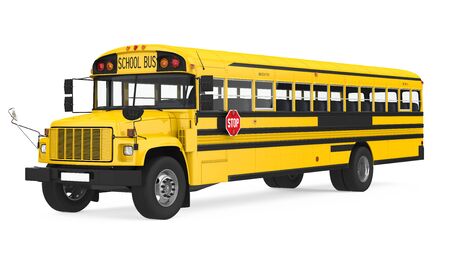 School Bus Isolatedの写真素材