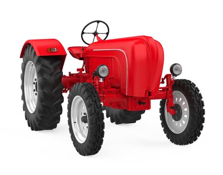 Agriculture Tractor Isolatedの写真素材
