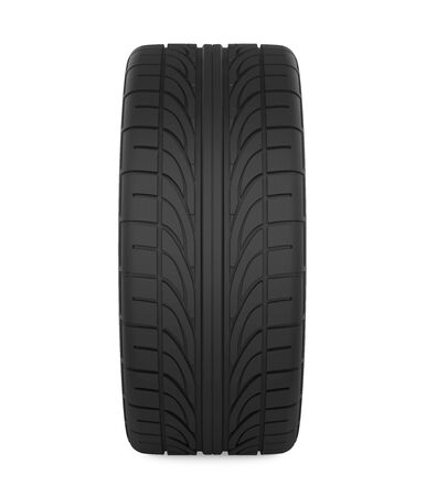 Car Tire Isolatedの写真素材