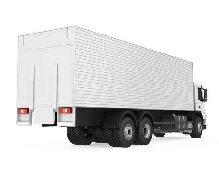 Delivery Truck Isolatedの写真素材
