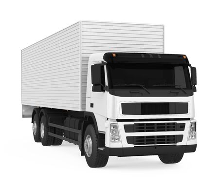 Delivery Truck Isolatedの写真素材