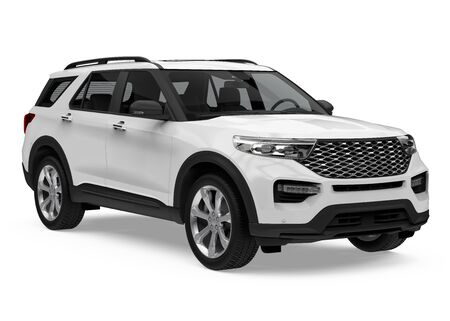 SUV Car Isolatedの写真素材