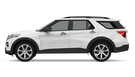 SUV Car Isolatedの写真素材