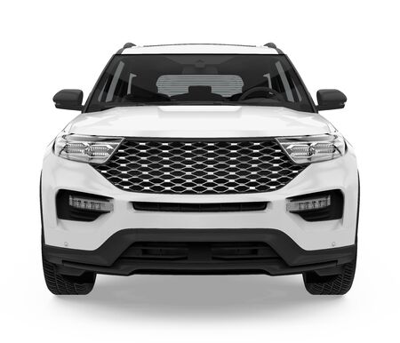 SUV Car Isolatedの写真素材