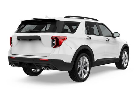 SUV Car Isolatedの写真素材