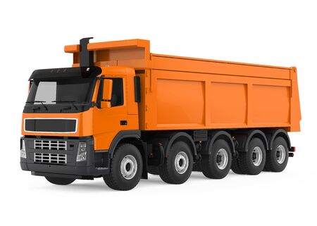 Tipper Dump Truck Isolatedの写真素材