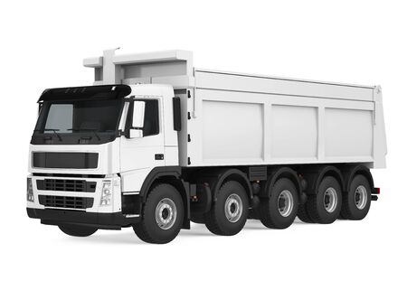 Tipper Dump Truck Isolatedの写真素材