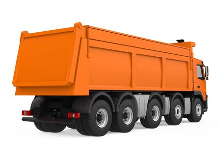 Tipper Dump Truck Isolatedの写真素材