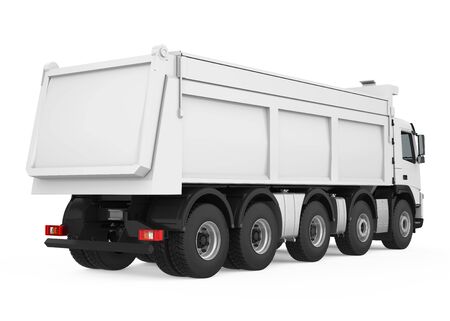 Tipper Dump Truck Isolatedの写真素材