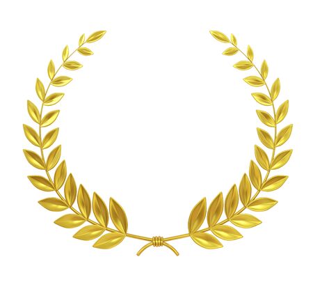 Laurel Wreath Isolatedの写真素材