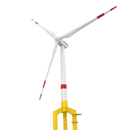 Wind Turbine Isolatedの写真素材