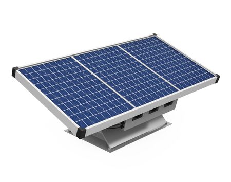 Solar Panel Isolatedの写真素材