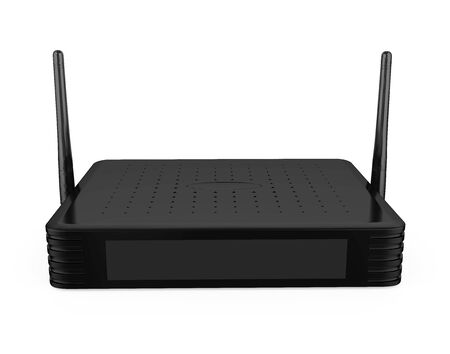 Wireless Modem Router Isolatedの写真素材