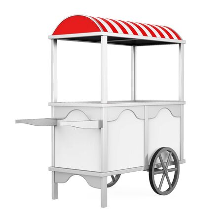 Food Cart Isolatedの写真素材