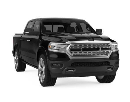 Pickup Truck Isolatedの写真素材