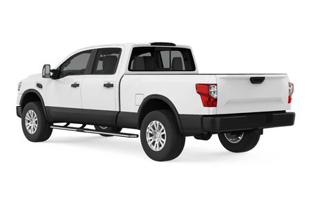 Pickup Truck Isolatedの写真素材