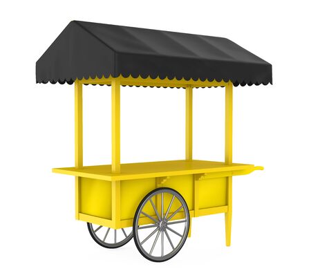 Food Cart Isolatedの写真素材