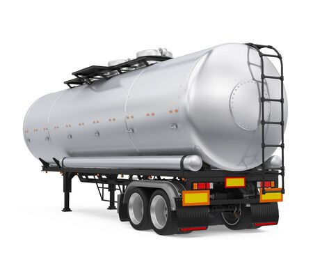 Tank Trailer Isolatedの写真素材