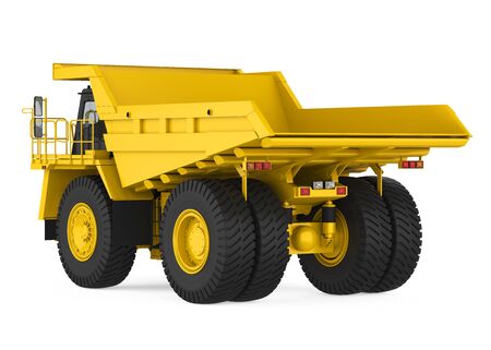 Mining Haul Truck Isolatedの写真素材