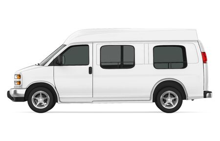 Delivery Van Isolatedの写真素材