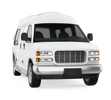 Delivery Van Isolatedの写真素材