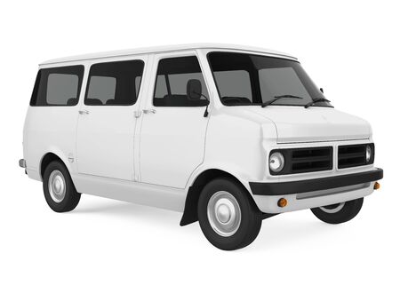 Delivery Van Isolatedの写真素材