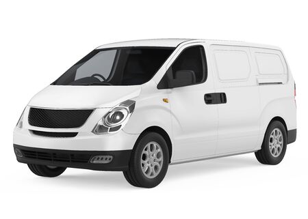 Delivery Van Isolatedの写真素材