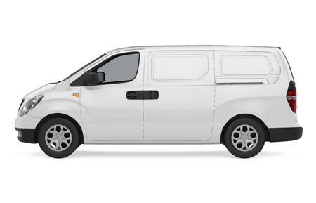Delivery Van Isolatedの写真素材