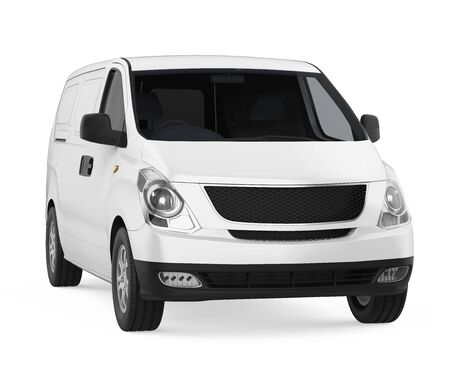 Delivery Van Isolatedの写真素材