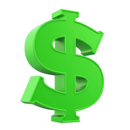 Dollar Currency Sign Isolatedの写真素材