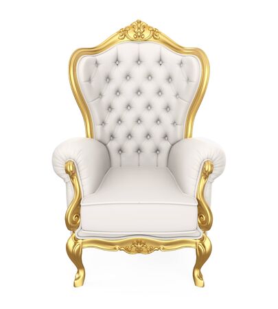 Throne Chair Isolatedの写真素材