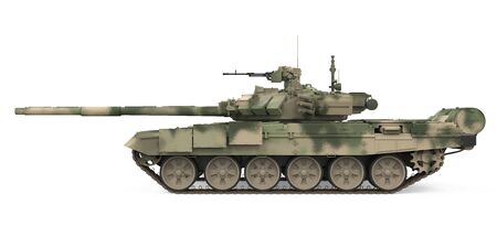 Military Tank Isolatedの写真素材