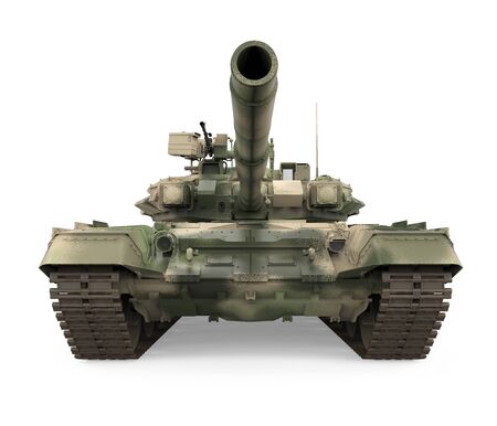 Military Tank Isolatedの写真素材
