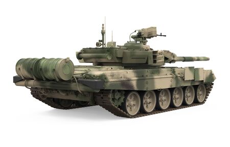 Military Tank Isolatedの写真素材