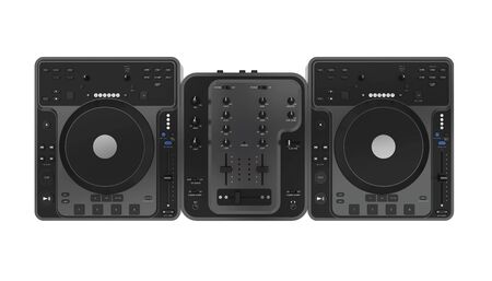 DJ Music Mixer Isolatedの写真素材