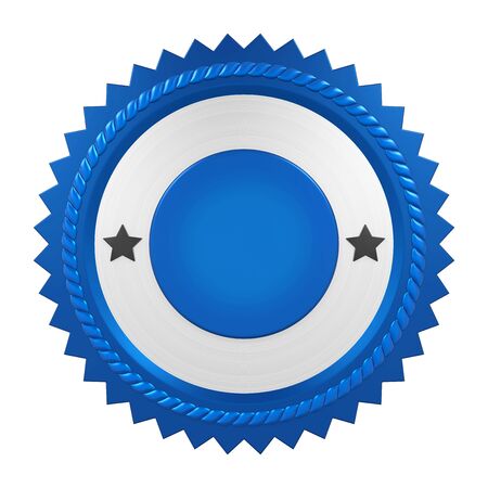 Blank Award Medal Isolatedの写真素材