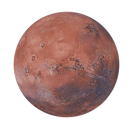 Planet Mars Isolatedの写真素材