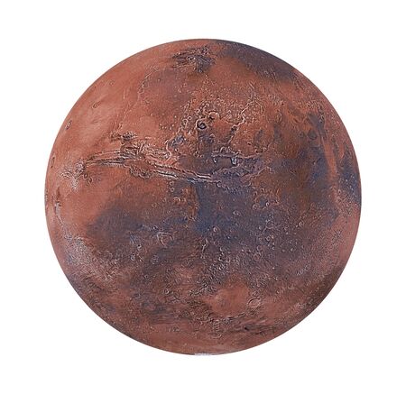 Planet Mars Isolatedの写真素材