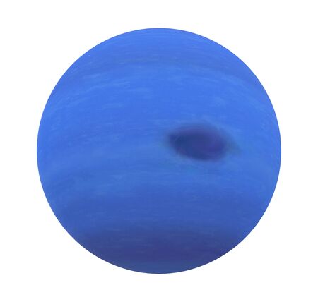 Planet Neptune Isolatedの写真素材